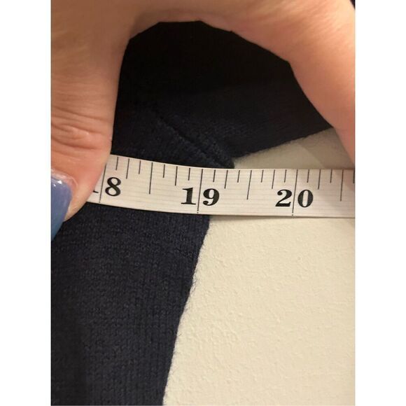 NWT Michael Kors Angora blend Tunic Sweater Navy blue size S - Picture 6 of 7
